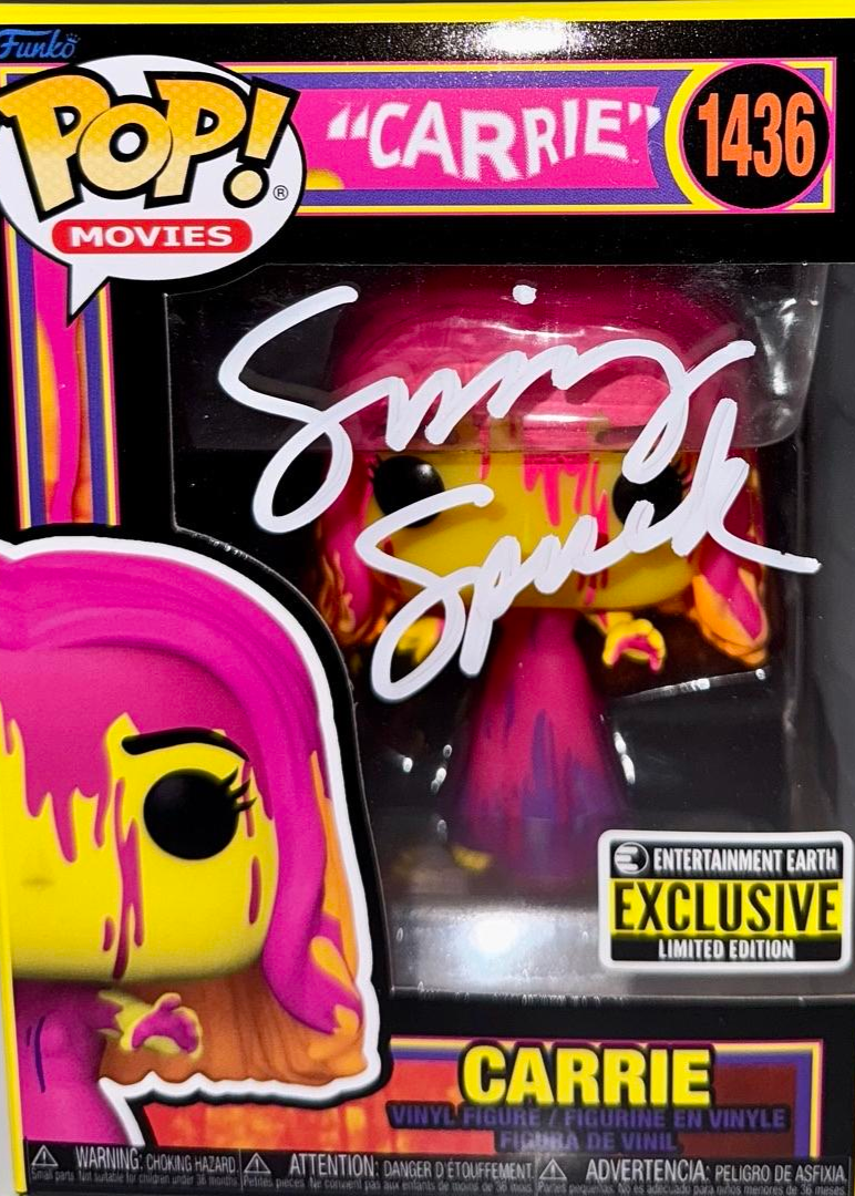 Sissy Spacek Signed Limited Edition Funko Pop #1436 "Carrie" - OC Celebrity Marketing